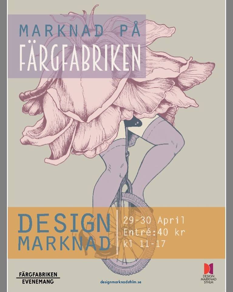 Designmarknad på Färgfabriken!